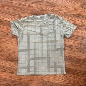 burberry plaid tee